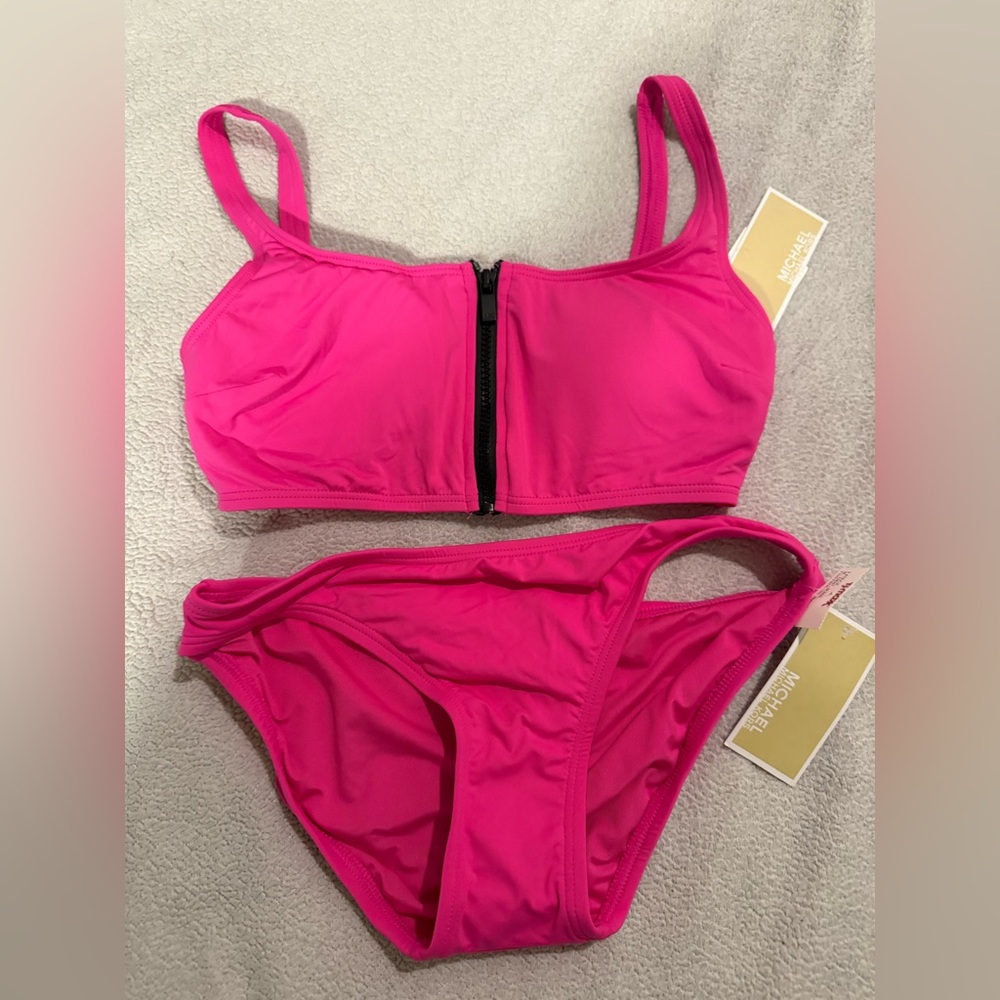 MICHAEL KORS size S Pink Women's Swimwear Set